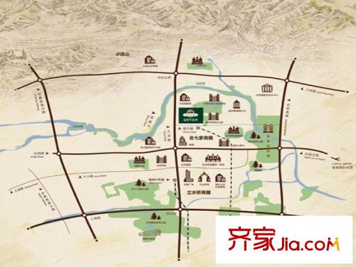 温哥华森林交通图