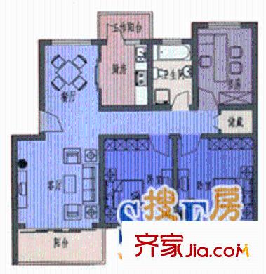 上海 当代高邸三期 户型图