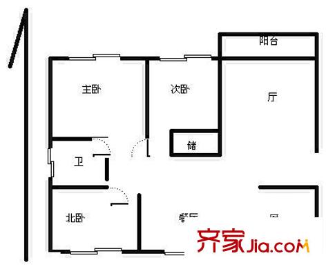 上海 三林新村 户型图