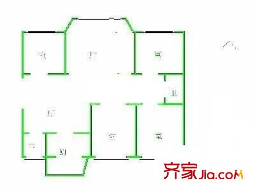 博一小区 0室 户型图