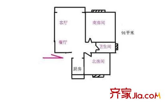 上海 黄山新苑 户型图