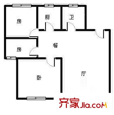 上海 黄山新苑 户型图