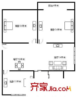 上海 由由七村 户型图