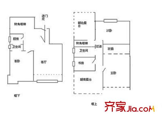 澳丽花苑 4室 户型图