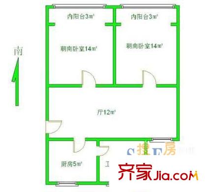 上海 百兴花园 户型图