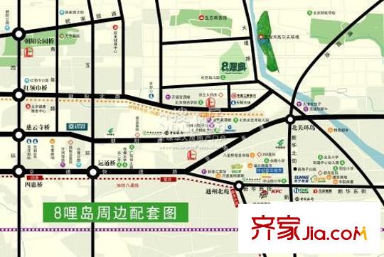 8哩岛区位图