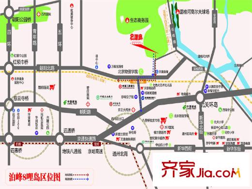 8哩岛区位图
