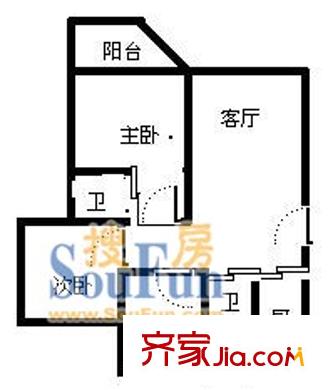 上海 中星张杨苑 户型图