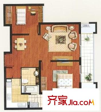华莘花园 户型图
