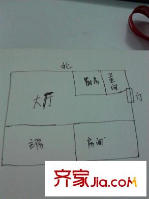 华莘花园 2室 户型图