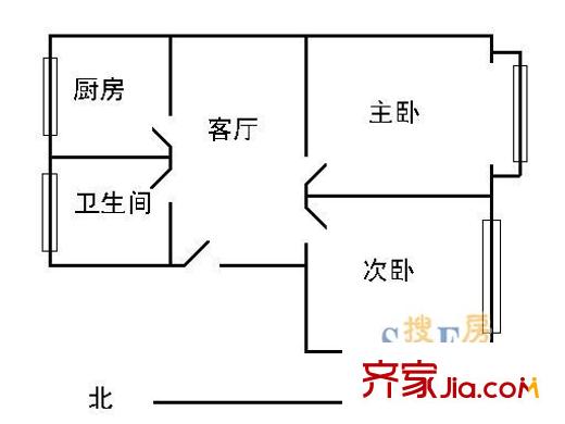 上海 广海花园 户型图