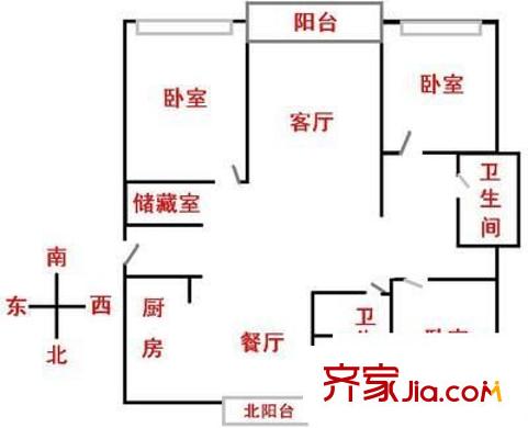 欧风花都户型图 户型图
