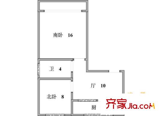 上海 水清三村 户型图