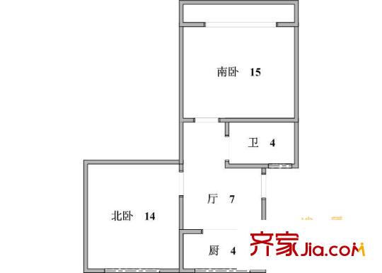 上海 水清三村 户型图