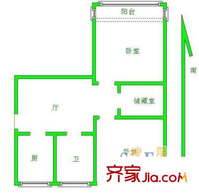 上海 玉兰香苑四期 户型图