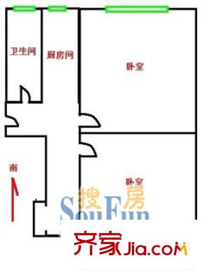 上海 玉兰香苑四期 户型图