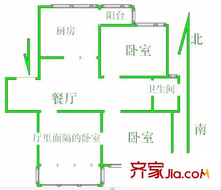 菱翔苑二期 户型图
