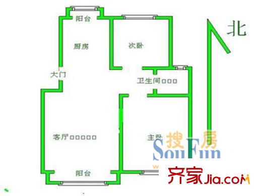 上海 菱翔苑二期 户型图