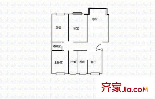 晴川佳苑 0室 户型图