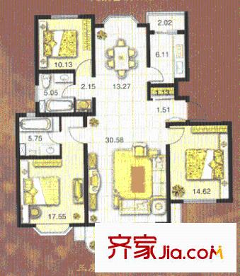 上海 贵龙园 户型图