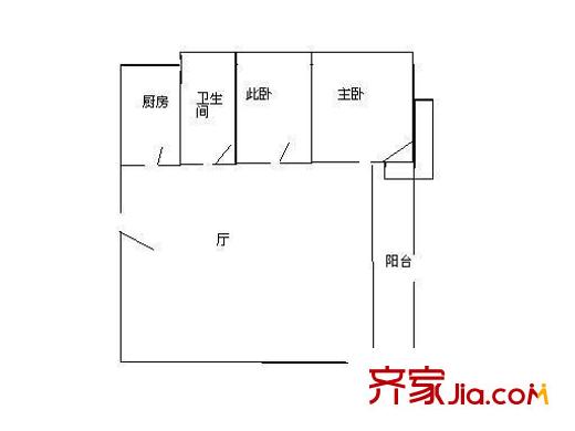 爱庐世纪新苑 户型图
