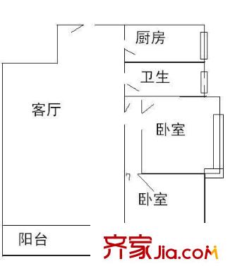爱庐世纪新苑 户型图