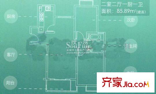 上海 爱庐世纪新苑 户型图