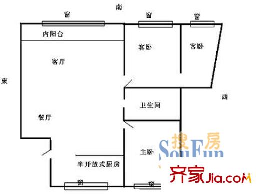 上海 南宜花苑 户型图