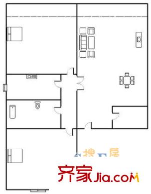 上海 南宜花苑 户型图