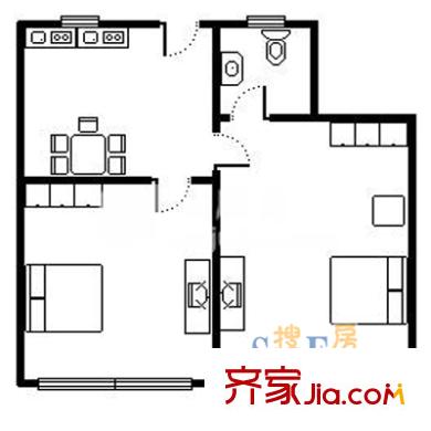 上海 宛南一村 户型图