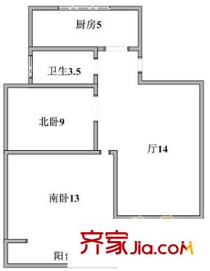上海 平阳三村 户型图