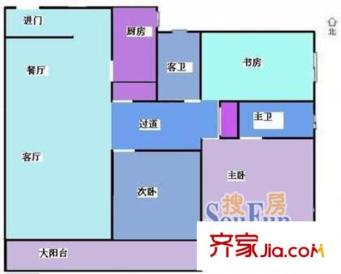 上海 艺术公寓 户型图