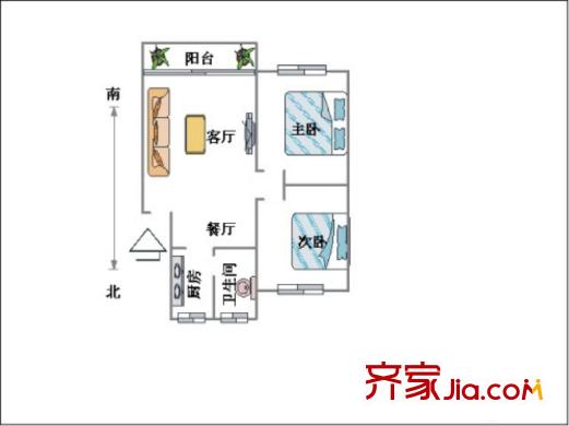 浦发绿城 0室 户型图