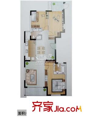 汇峰鼎园户型图户型图 3室2厅2卫