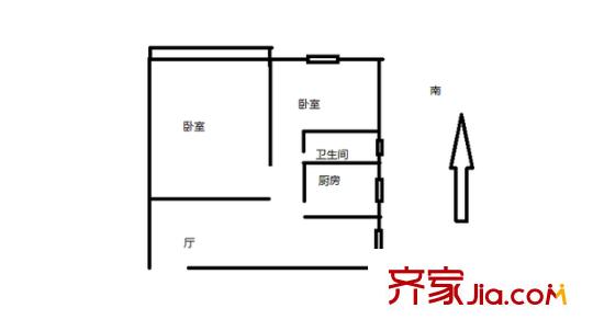 常兴家园 2室 户型图