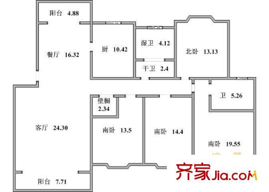 上海 江南苑 户型图