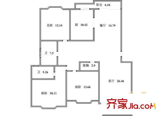 上海 江南苑 户型图