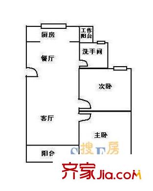 上海 繁盛苑 户型图
