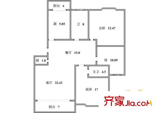 上海 江南苑 户型图