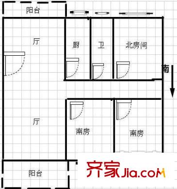 天环苑 3室 户型图