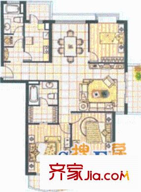 上海 精文城上城 户型图