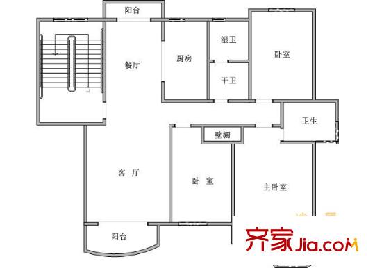 上海 金铭新水岸 户型图