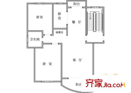 上海 金铭新水岸 户型图