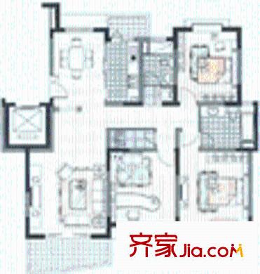 上海 锦绣一方 户型图
