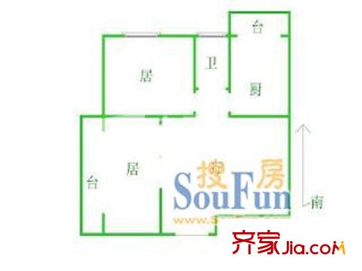 上海 龙柏公寓 户型图