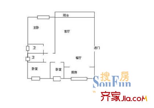 上海 莱茵半岛 户型图