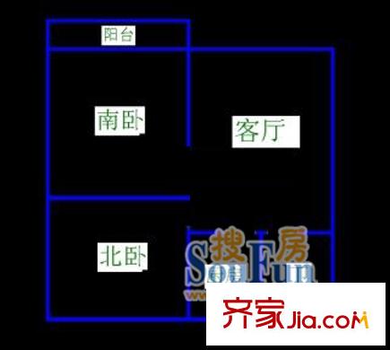 上海 上南兰庭苑 户型图