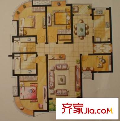 上海 东城时代华庭 户型图