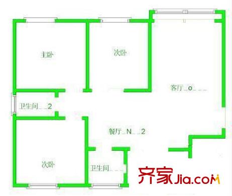 上海 申雅苑 户型图