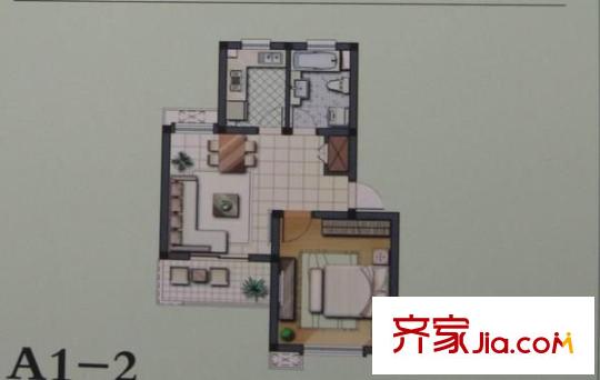 丹桂佳苑戶型圖戶型圖 1室1廳1衛(wèi)1廚